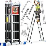 Bryner Folding Step Ladder, 19.6ft,