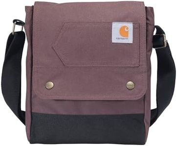 Carhartt Women's, Durable, Adjustable Crossbody Bag with Flap Over Snap Closure, Wine