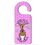 Ashvita Design Studio - Very Busy Giraffee - Do not Disturb - Door Knob Tag - Pack of 1 - Home Decor - Door Sign / Door Hanger / Door Knob Sign / Hang Tag