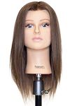 Emma: [100% European Hair Mannequin] - Medium Brown