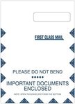 StockChecks CMS 1500 Claim Form Large Envelopes | 9" x 12 1/2" | Self Seal | Case of 500 (Blue)