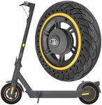 Full Tyre for Max G30, 10 Inch Solid Rubber Tyres Front Wheel, 60/70-6.5 Scooter Replacement Wheels for Segway Ninebot Max G30D G30D2 G30E G30P G30LP F40, Front Wheel Hub with Solid Tyres and Drum