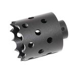 Airsoft Gear Parts Accessories 43mm/55mm Metal Muzzle Brake FlashHider Compensator -14mm CCW For -14mm CCW Threading Rifle