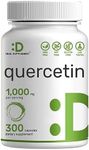 DEAL SUPPLEMENT Quercetin 1,000mg Per Serving, 300 Capsules – Healthy Immune Support Supplements, High Bioavailable Flavonoids, Natural Antioxidant – Non-GMO, Soy Free, No Gluten