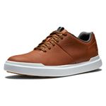 FootJoy Men's Contour Casual Golf Shoe, Brown/White, 10