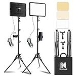 2-Pack LED Video Light Kit, NiceVee