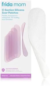 Frida Mom C-Section Silicone Strips, C-Section Recovery Must Have Scar Patches, Reusable Medical Grade Treatment for Keloid Scars, Includes Case & Pouch