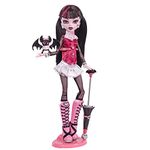 Monster High™ Draculaura Reproduction Doll (10.5 in) Wearing Original Fashion & Shoes, with Pet, Doll Stand & Accessories, Gift for Collectors