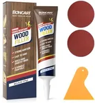 Boncart Wood Filler, 6.15 oz Paintable Wood Putty, Easy to Sand, Shrink & Crack Resistant, Quick Repair for Cracks, Holes and Damage (White)