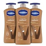 Vaseline Intensive Care™ Cocoa Radiant Body Lotion for dry skin with 48H moisture + ultra hydrating lipids 600 ml, Pack of 3