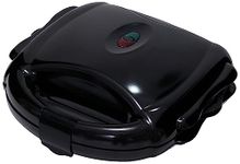 Amazon Basics Waffle Maker 3-in-1 Black: Waffle Iron, Sandwich Maker and Grill