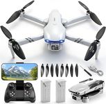 Jiakora Drone with Camera for Kids & Adults, 1080P FPV Brushless Motor RC Drone, Foldable Quadcopter with APP Control, Altitude Hold, 2 Battery, Mini Drone Christmas Toys Gift for Teenagers Boys Girls