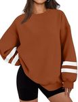 WIHOLL Womens Thanksgiving Sweatshirts Shirts Crewneck Fall Clothes Tops Oversized Outfits Fashion Pullover 2024 Fashion Trendy Camarel S