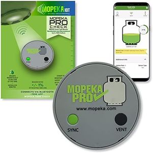 Mopeka Pro Check Sensor - Wireless Propane Tank Magnetic Sensor Level Indicator - Propane Gas Tank Pressure Gauge Electronic for BBQ Grill - Remote Ready Propane, Butane and Fuel Level Gauge with App