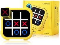 EASEMOM Handheld Electric Puzzle Game Console - Tic Tac Toe Game Educational Road Trip Activities for Kids - Board Games, Juegos para Niños - Ideal Birthday for Kids and Adults