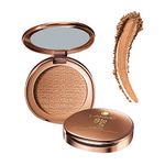 Lakme 9 to 5 Flawless Matte Complexion Compact Powder, Apricot, Absorbs Oil, Conceals & Gives Radiant Skin - All Day Matte Finish Face Makeup, 8 g