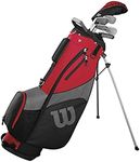 Wilson Golf Pro Staff SGI Half Set, Golf Club Set for Men, Right-Handed, Suitable for Beginners and Advanced, Graphite, Red, WGG150001