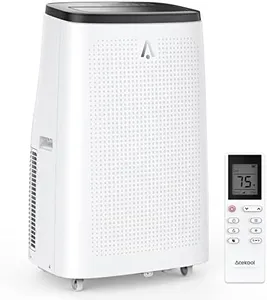 Acekool Portable Air Conditioner 14,000 BTU 3-IN-1 Quiet AC Unit with Remote Control, Built-in Dehumidifier, Fan, Auto, Sleep Modes, Cools Room up to 750 sq. ft, Exhaust Hose & Window Kit, 24H Timer