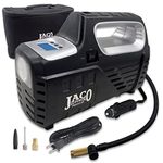 JACO SmartPro 2.0 AC/DC Digital Tire Inflator Pump - Advanced 12V Portable Air Compressor - 100 PSI