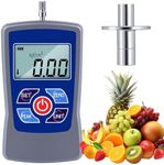 NEWTRY Digital Fruit Penetrometer Handheld Hardness Tester with Pressure Foot Fruit Firmness Sclerometer for Determining The Maturity Level of Fruit
