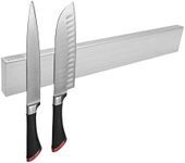 Mass Dynamic Magnetic Knife Rack for Wall,16-Inch Stainless Steel Storage Magnetic Knife Holder with Powerful Magnets, Multipurpose Kitchen Knives/Utensil/Tool Holder, Solid Wall Mounted Installation