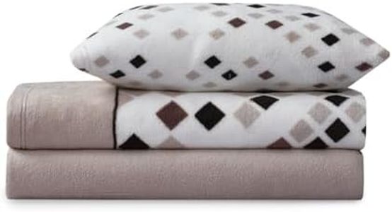 Paula Home Juego Sábanas Coralina 3 Piezas Invierno, Polar Franela Térmica 240Gr/M² Incluye Bajera Ajustable +30cm, Encimera y Funda Almohada. (Bison 150x190/200+30cm para Cama de 150)