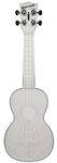 Kala MK-SWT/Clear Makala Waterman Composite Soprano Ukulele in Clear Color