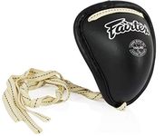 Fairtex Muay Thai GC2 Groin Steep Cup for Combat Sports | Muay Thai & Kickboxing Groin Protection for Men, Youth, & Boys Stainless Steel & Adjustable Fit (Medium-Black)