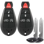 NPAUTO Key Fob Fobik Replacements for Dodge Challenger 2008-2014, Durango, Charger, Chrysler 300, Jeep Grand Cherokee Truck Keyless Entry Remote Control Start Car Key Fob (M3N5WY783X, 433 MHz, 2-Pack)