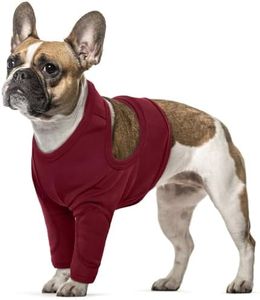 Anti Licking Sleeve for Dogs, Elbow Protector Leg Sleeve Front Leg Protector Dog Medical Suit Sleeves Stop Licking(Red, M)