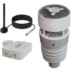 ECOWITT Weather Station GW3011, 3 in 1 Home Wi-Fi & Ethernet Gateway GW3010 Built-in Indoor Temperature/Humidity/Barometric Sensors with SD Card Port, 7 in 1 Garden Solar Power Outdoor Sensor WS90