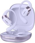 Shokz NEW OpenFit 2+ Open-Ear Headphones, Dolby Audio Enabled, Comfortable Earbuds with Soft Ear Hooks, 48H Playtime, IP55 Water-Resistant, USB-C Fast Charging, Wireless Charging, Carrying Bag, Purple