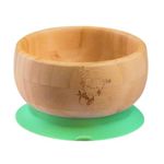 PURELY MAMA - Bamboo Suction Bowl for Toddler and Kids Led Weaning, BPA Free, Plastic Free, Organic and Eco Friendly.