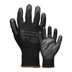 Blackrock PU Lightweight Grip Work Gloves for Men & Women - Durable PU & Polyester Mechanics and Gardening Gloves XXL, Protective Garden Gloves, Enhanced Grip for Heavy Duty Tasks Size 11