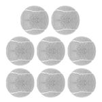 XIAOJUN 8 Pcs Walker Glide Balls Precut Walker Tennis Balls for Furniture Legs and Floor Protection, Heavy Duty Long Lasting Felt Pad Covering，Walker Accessories for Seniors Fit Most Walkers (Grey)