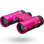 Pentax Binoculars UD 9x21 - Pink. A bright, clear field of view, a compact, lightweight body with roof prism, Fully Multi-Coated optics provides excellent image performance. Concerts Sports Travelling (61815)