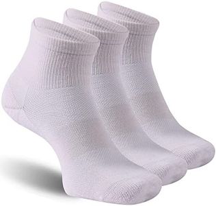 RZTT 90% Merino Wool Socks for Men Women, Soft Thin Ankle Socks for Athletic Running Hiking Cycling 3 Pairs, 3 Beige, Large