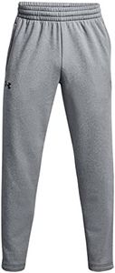 Under Armour Men's Fleece Pants, (012) Pitch Gray Light Heather / / Black, Medium