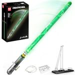 Mould King 10140 Lightsaber Building Set, The Lightsaber Building Block, Assembly Sword Toys with Led Light, Movie Cosplay for Adult (1126 PCS)