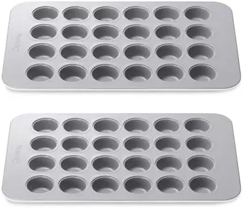 Caraway 24-Cup Non-Stick Ceramic-Coated Mini Muffin Pan 2-pc