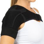 Vive Shoulder Stability Brace - Injury Recovery Compression Support Sleeve - for Rotator Cuff Injuries, Arthritis, Sprain, Dislocation, PT - Targeted Inflammation Pain Relief