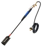 Flame King Propane Torch Kit Heavy Duty Weed Burner, 500000 BTU, Self-Igniting with 10-FT Hose Regulator Assembly, 39 inches Long