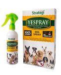 Herbal Strategi- YesSpray Dogs Spray | Herbal Anti-Parasite Dog Spray | Herbal Protection from Ticks, Fleas, Lice and Mites | Herbal Pet Care | Made with Lemongrass Oil, Palmarosa Oil, Tulsi Oil & Eucalyptus Oil | Eco-friendly & Biodegradable | Naturally Fragrant | Zero side effect | Natural Aromatic Ingredients | Plant Extract | Irritant-Free, Chemical-Free |Pet-Safe, Skin-Safe, Plant-Safe | 200ML