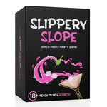 SLIPPERY SLOPE The Ultimate Girls Night Party Game - 5 Topics, 5 Times The Fun - Hilarious Drinking Game for Fun Girls Nights, Bachelorette and Birthday Party