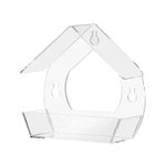 VELURA Clear Window Bird Feeder Easy to Clean with Suction Cup for Park Garden|1 Clear Bird Feeder|Home & Garden|Home & Garden|Home & Garden