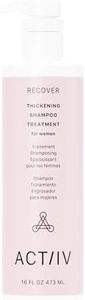ACTIIV Recover Thickening Shampoo Treatment For Women | Supports the Appearance of Fuller, Healthier-Looking Hair, Supports Scalp Health, Plant-Based, Color-Safe, Vegan, All Hair Types, 473 mL / 16 oz