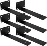 Floating Shelf Brackets 6 Pcs 8" Co