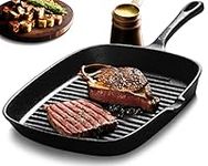 Billord Cast Iron Grill Pan, Steak 