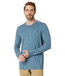 Smartwool Everyday Exploration Merino Long Sleeve Pocket Tee - Men's, Twilight Blue Heather, Small