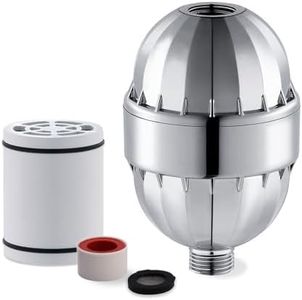 Costar Shower and Tap Filter for Hard Water - Designed for Indian Water Quality - Compatible with Standard Plumbing Connections - 2 Filter Cartridge